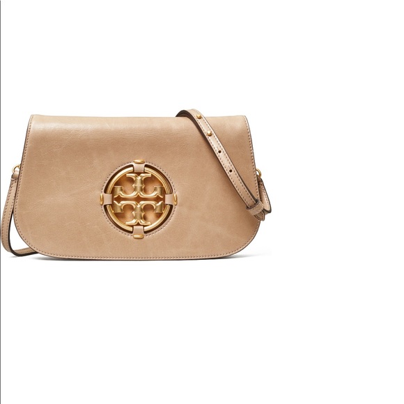 Tory Burch Miller Glazed Leather Clutch - Picture 11 of 16